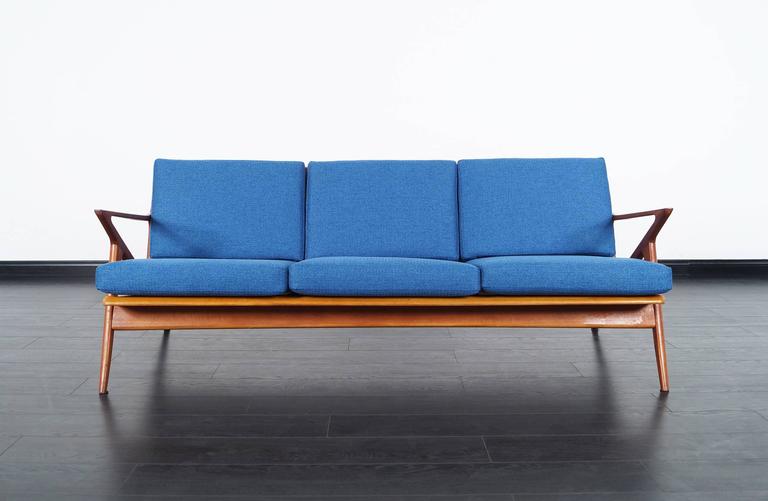 Bel Air Power Reclining Sofa Persian Blue P2