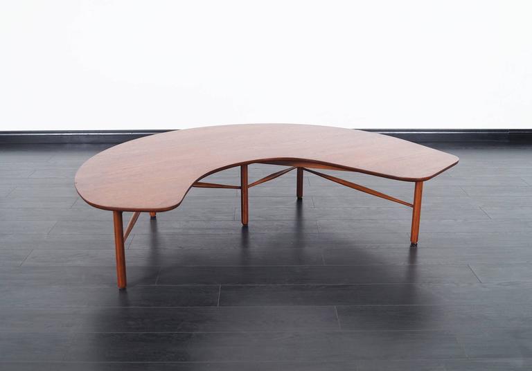 Vintage "Crescent Moon" Coffee Table by Greta M. Grossman at 1stDibs