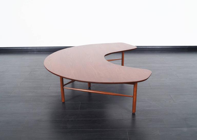 Vintage "Crescent Moon" Coffee Table by Greta M. Grossman at 1stDibs