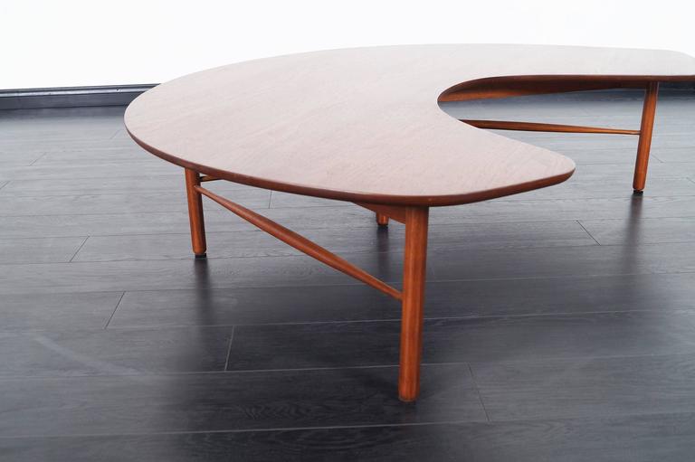 Vintage "Crescent Moon" Coffee Table by Greta M. Grossman at 1stDibs