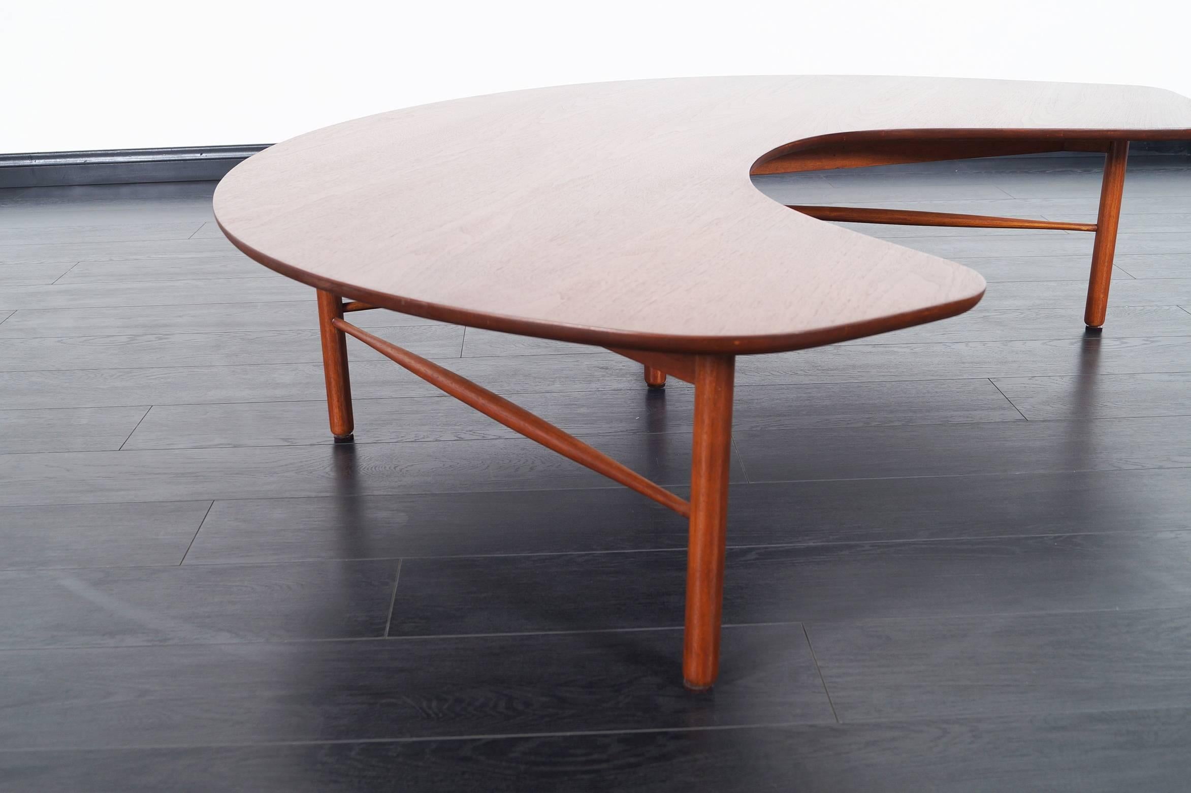 crescent moon coffee table