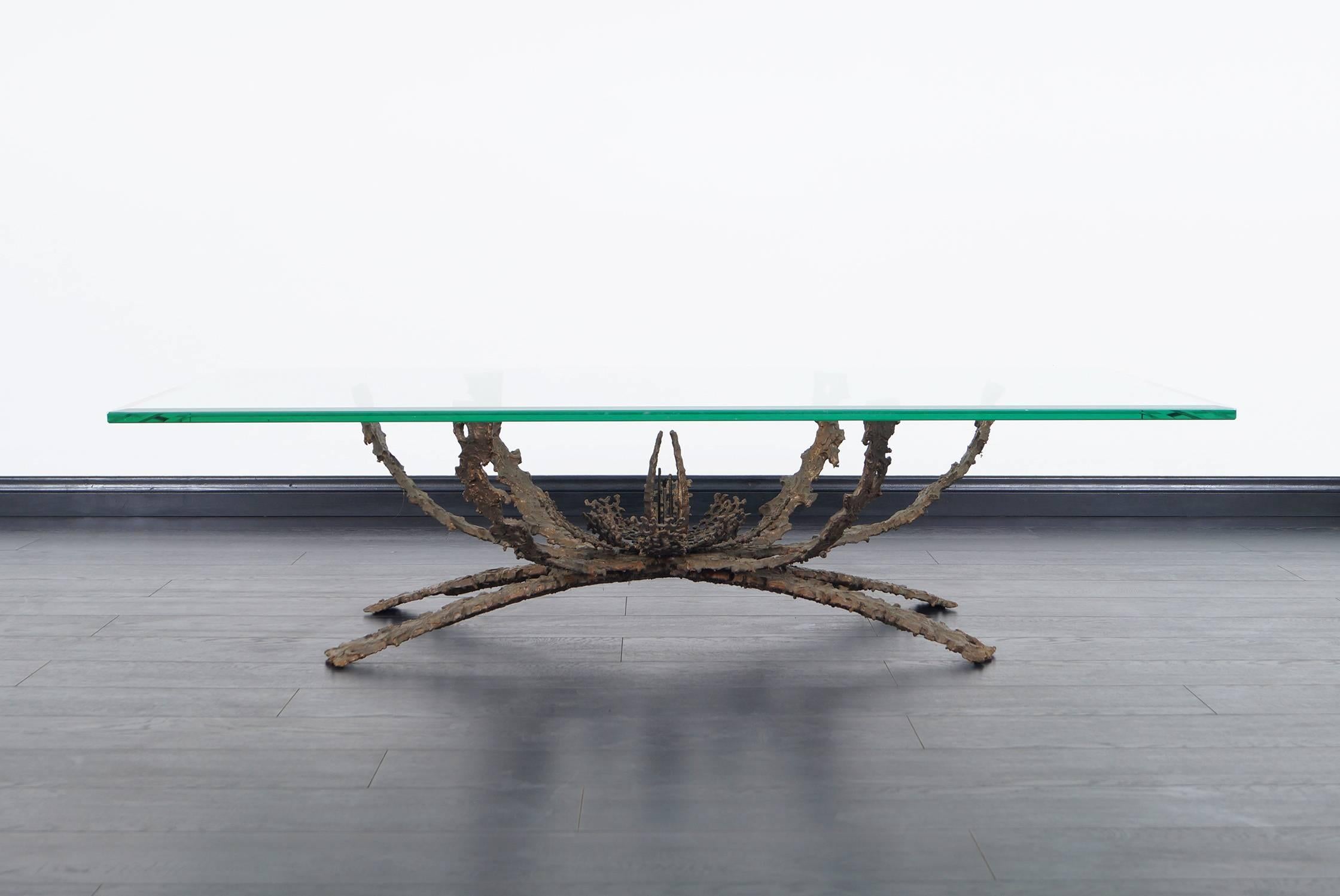 Sculptural Bronze Coffee Table by Daniel Gluck 2