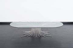 Vintage Bronze "Tree" Sculpture Coffee Table