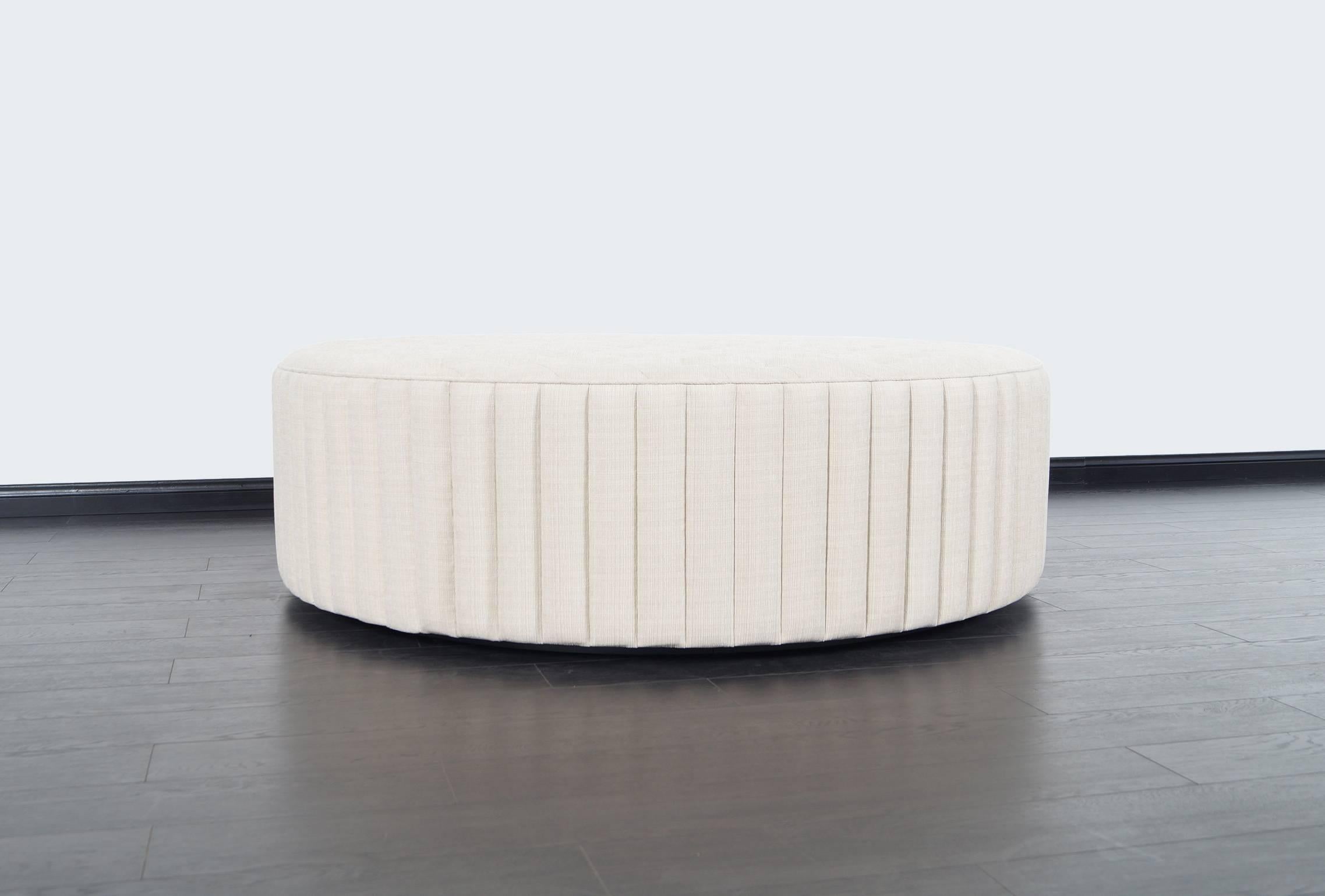 tufted ottoman coffee table