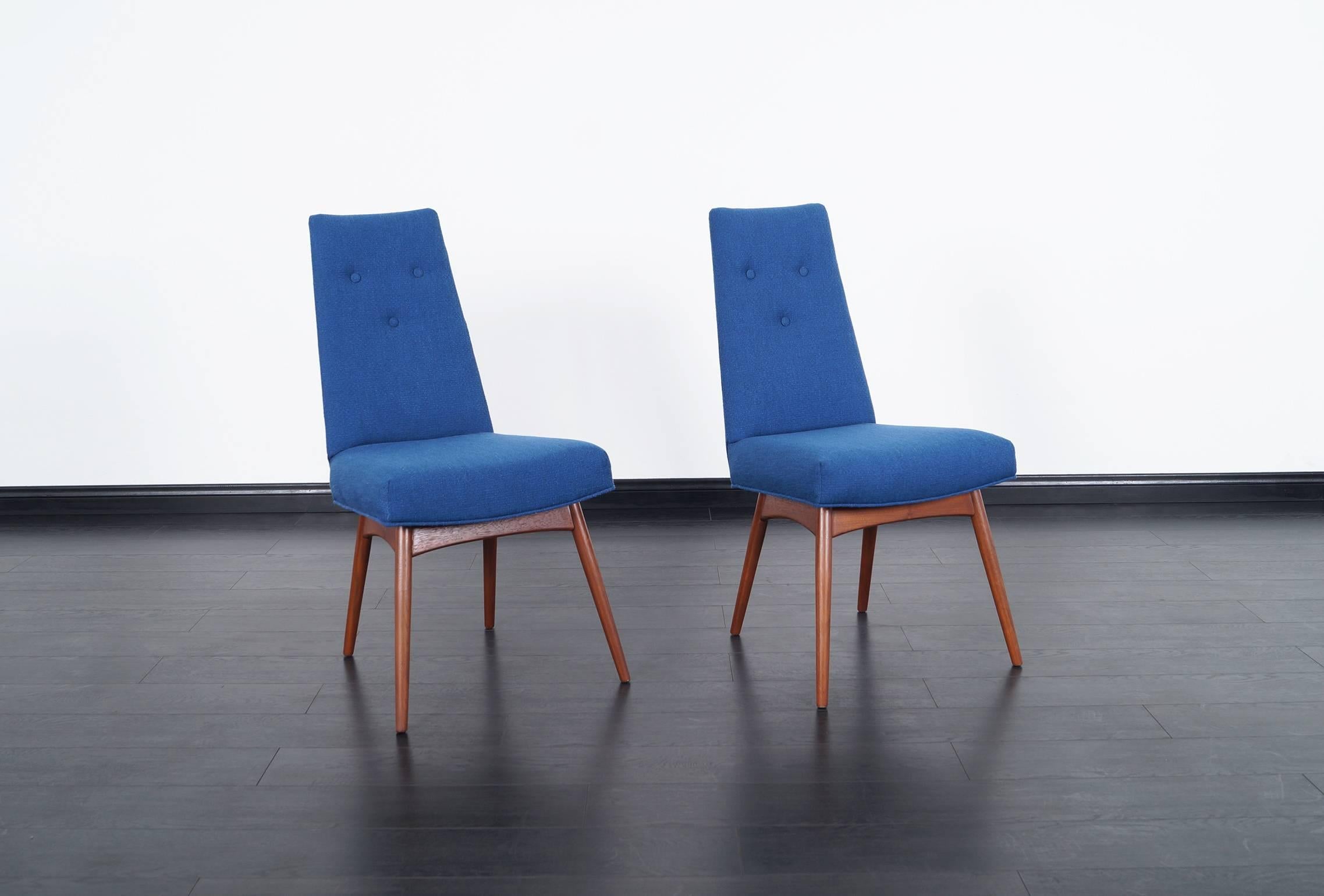 American Vintage Walnut Dining Chairs by Adrian Pearsall