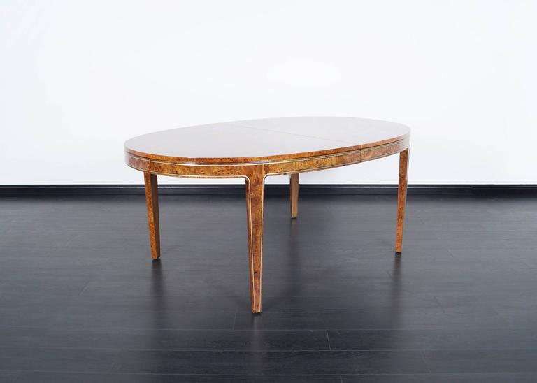Vintage Burl Wood Dining Table by Mastercraft at 1stdibs