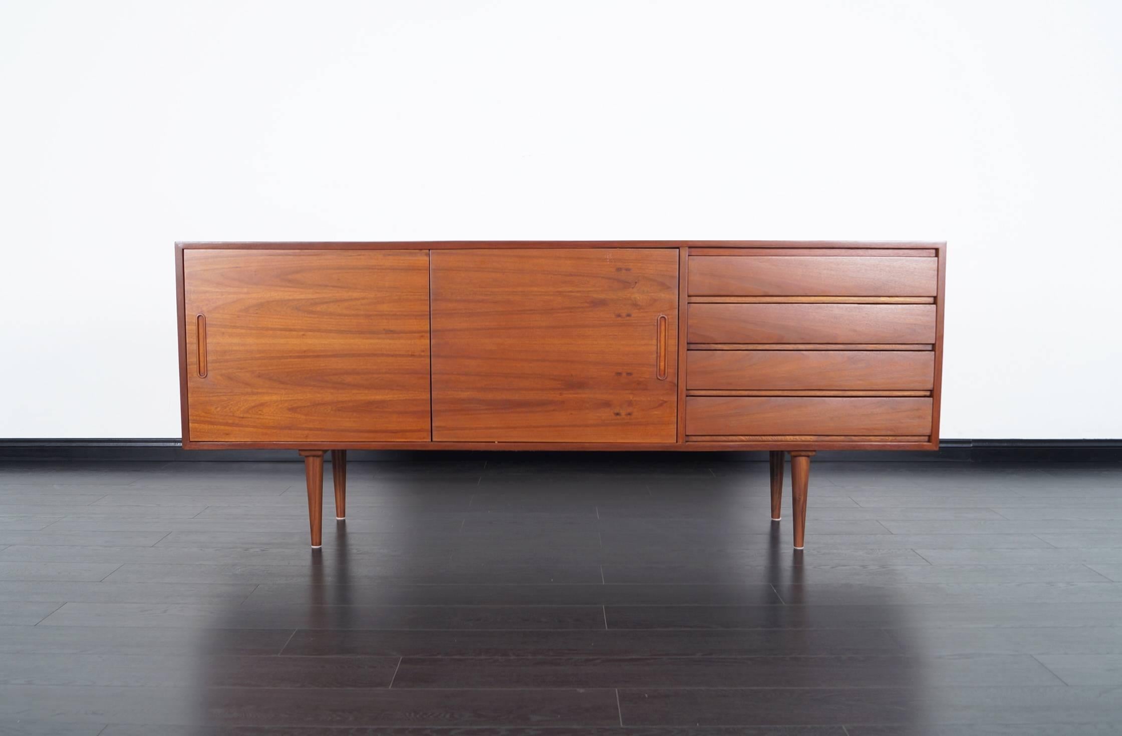 Mid-20th Century Mid-Century Modern Walnut Sideboard