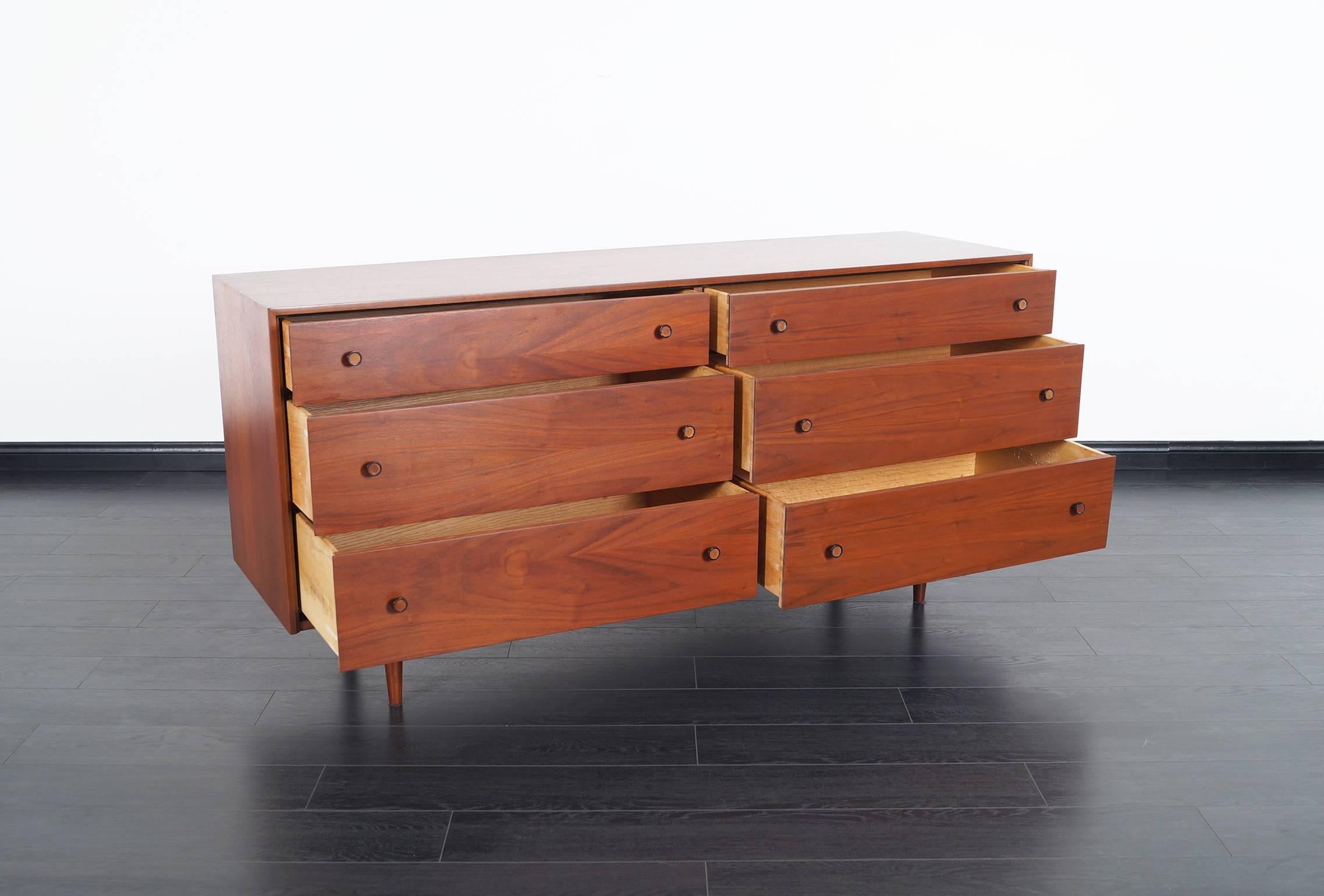 Mid-Century Modern Mid-Century Walnut Dresser