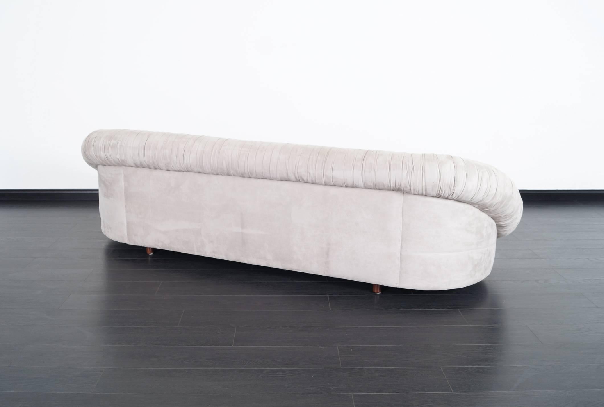 Mid-Century Modern Vintage Italian Tufted 