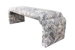 Upholstered Waterfall Bench