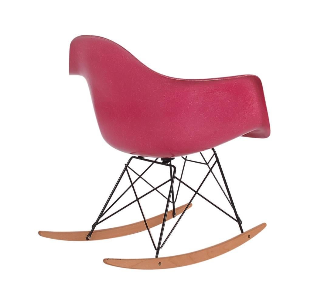pink herman miller chair