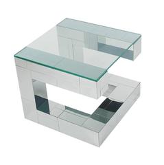 Paul Evans Cityscape Chrome and Glass Cocktail Table, Mid-Century Modern