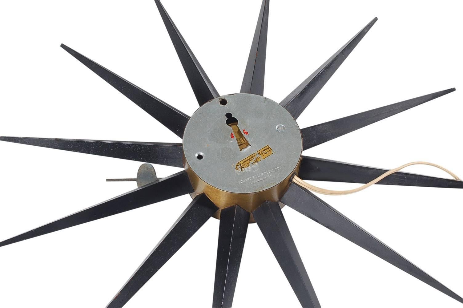 howard miller starburst clock