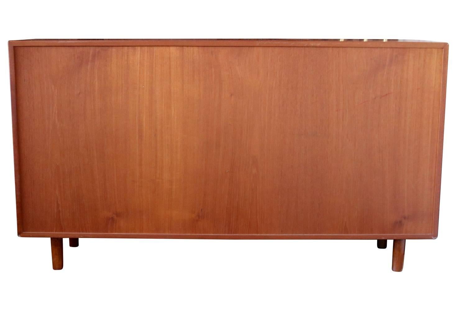 20th Century Mid-Century Modern Danish Teak Credenza Sideboard Bookcase