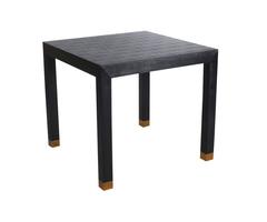 Mid-Century Modern Parsons Square Card Table or Dining Table after Karl Springer