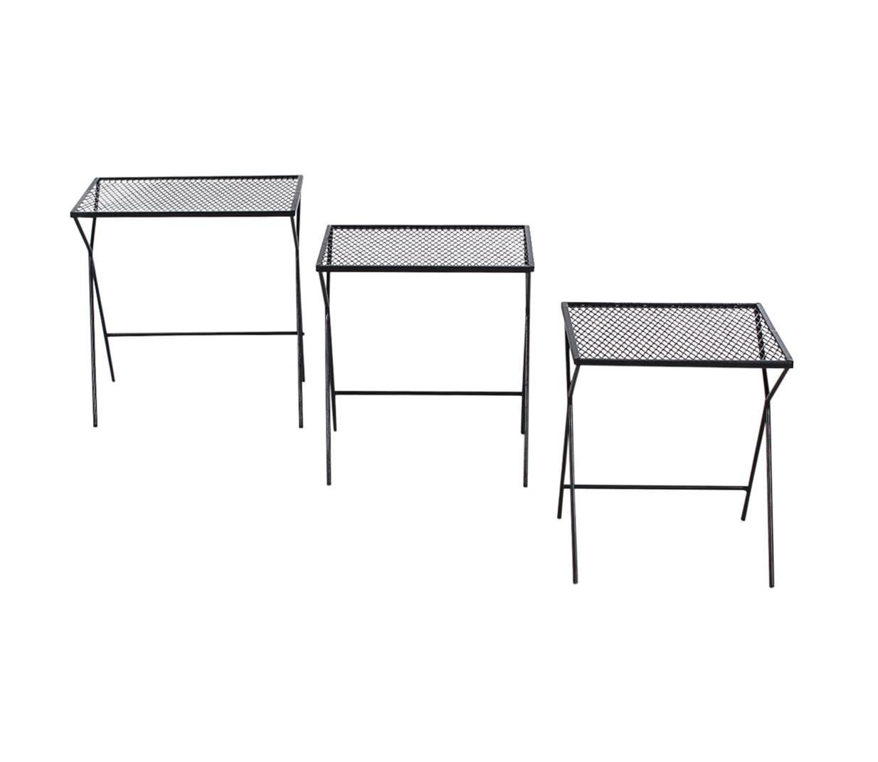 wrought iron nesting tables
