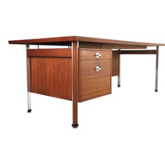 Finn Juhl Danish Modern Teak Executive Desk for France and Son Mid Century