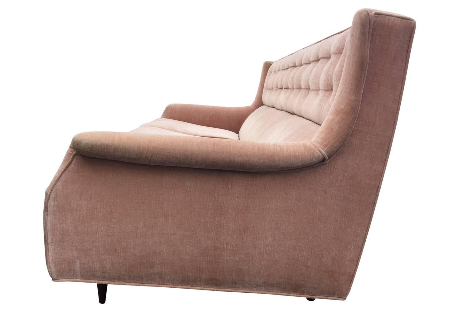 pink blush sofa