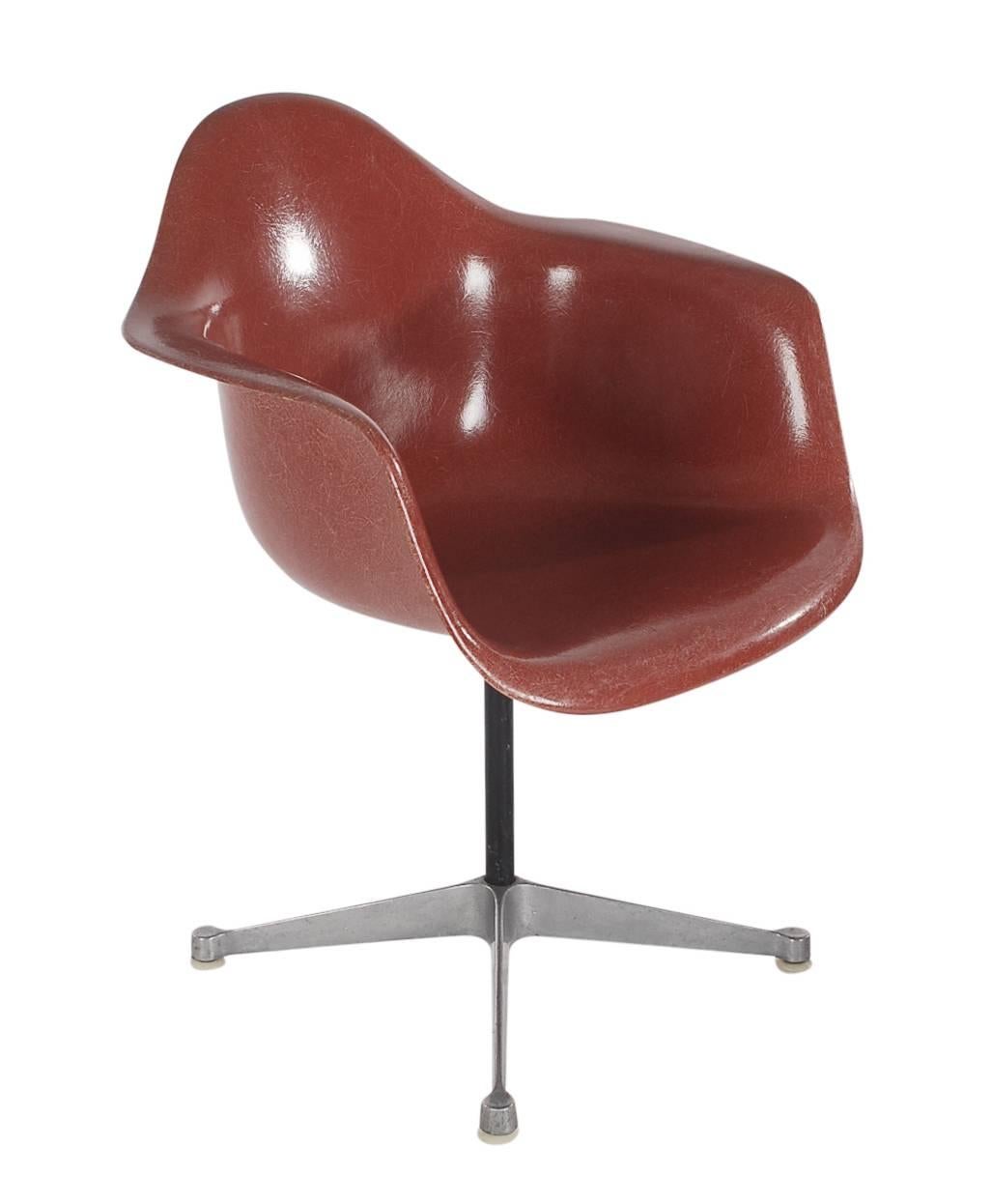 American Mid-Century Eames for Herman Miller Fiberglass Dining Chairs in Assorted Colors