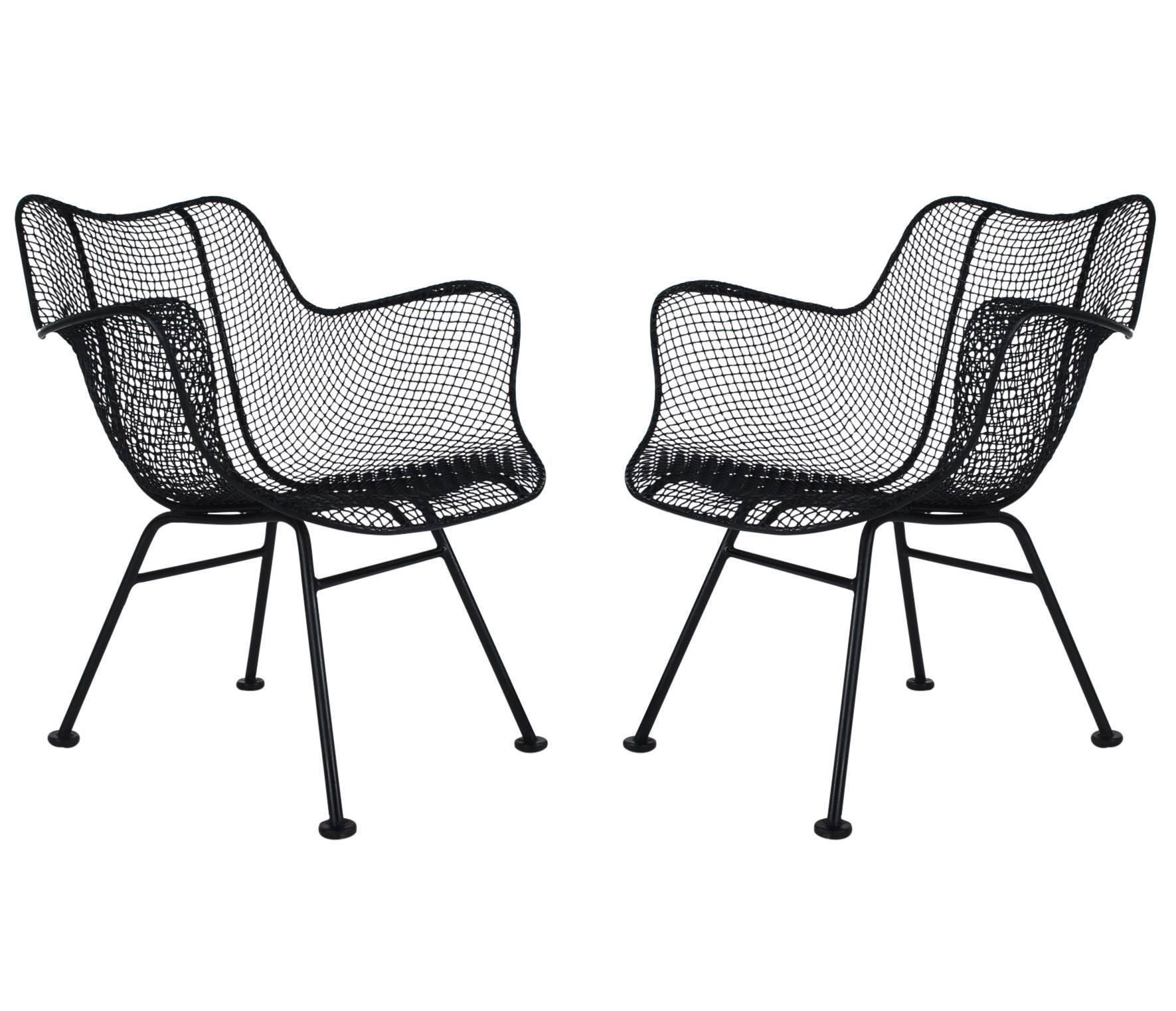 mid century modern wire chairs