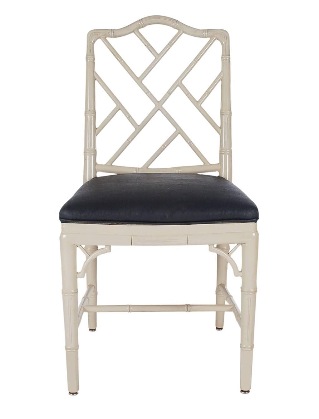 hollywood regency bamboo chairs