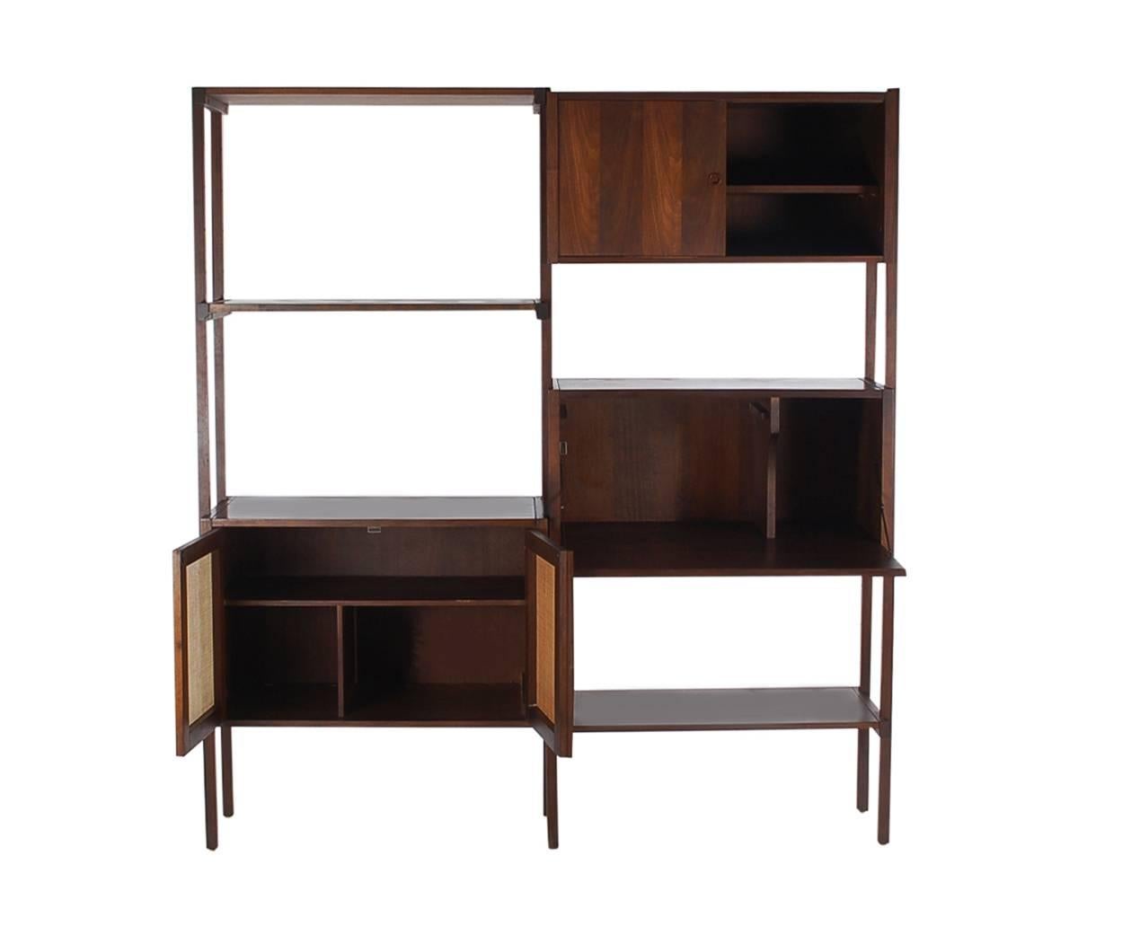 mid century modern wall unit