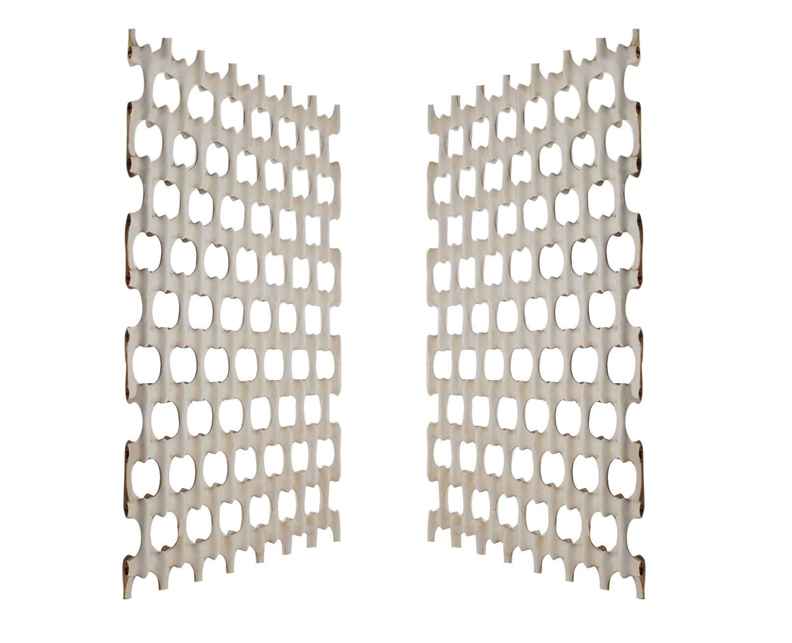 Mid-20th Century Pair of Mid-Century Modern Room Divider Screens by Richard Harvey after Panton
