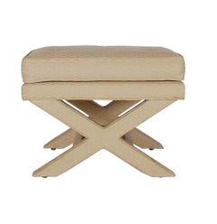 Mid-Century Modern Hollywood Regency X Benches or Stools after Billy Baldwin