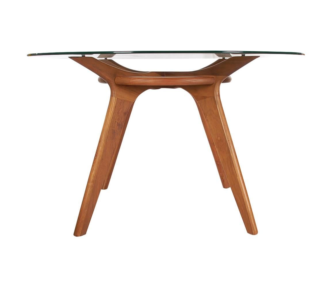 American Mid-Century Modern Walnut Dining Set or Card Table by Adrian Pearsall