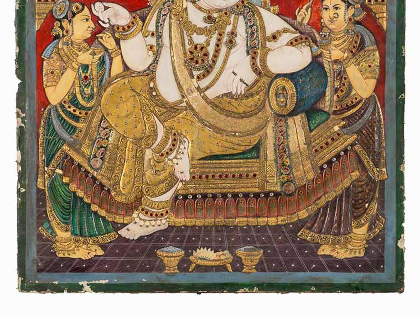 Gold Leaf Tanjore Painting, India