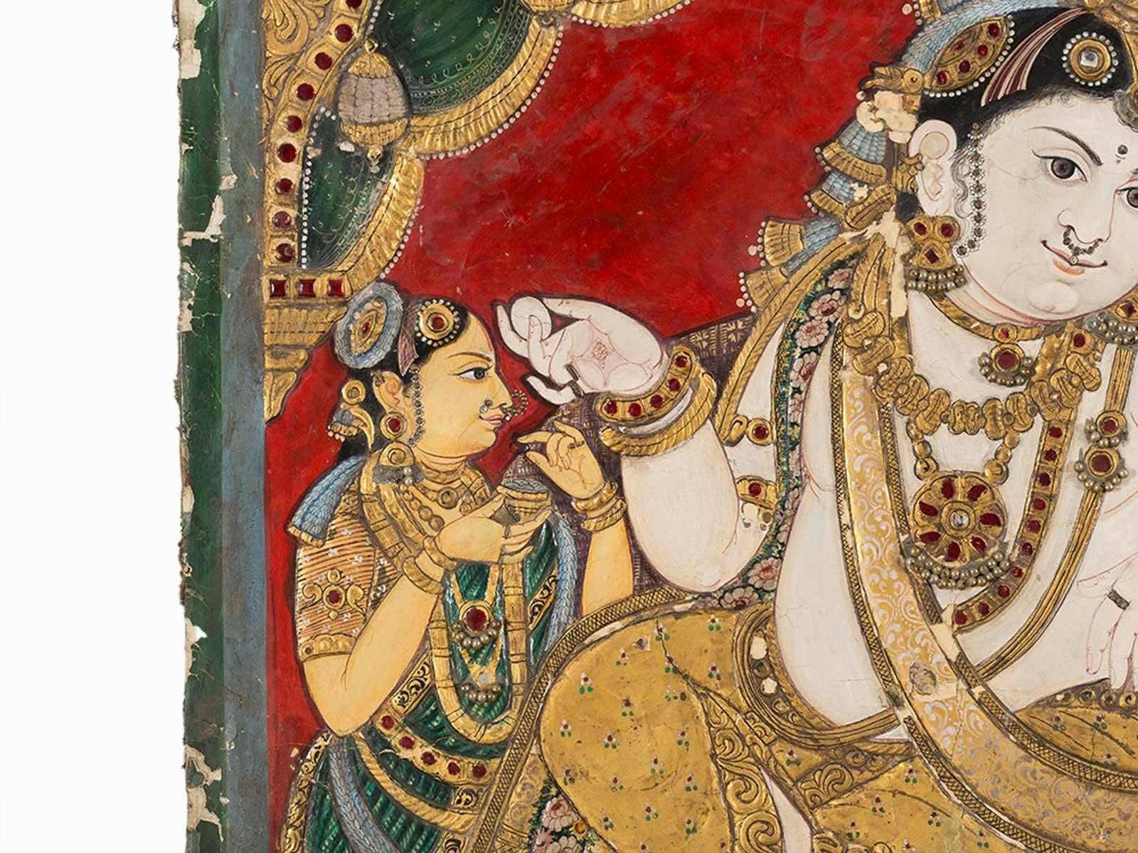 Indian Tanjore Painting, India
