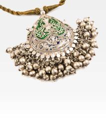 Ancient Indian Pendant with Durga