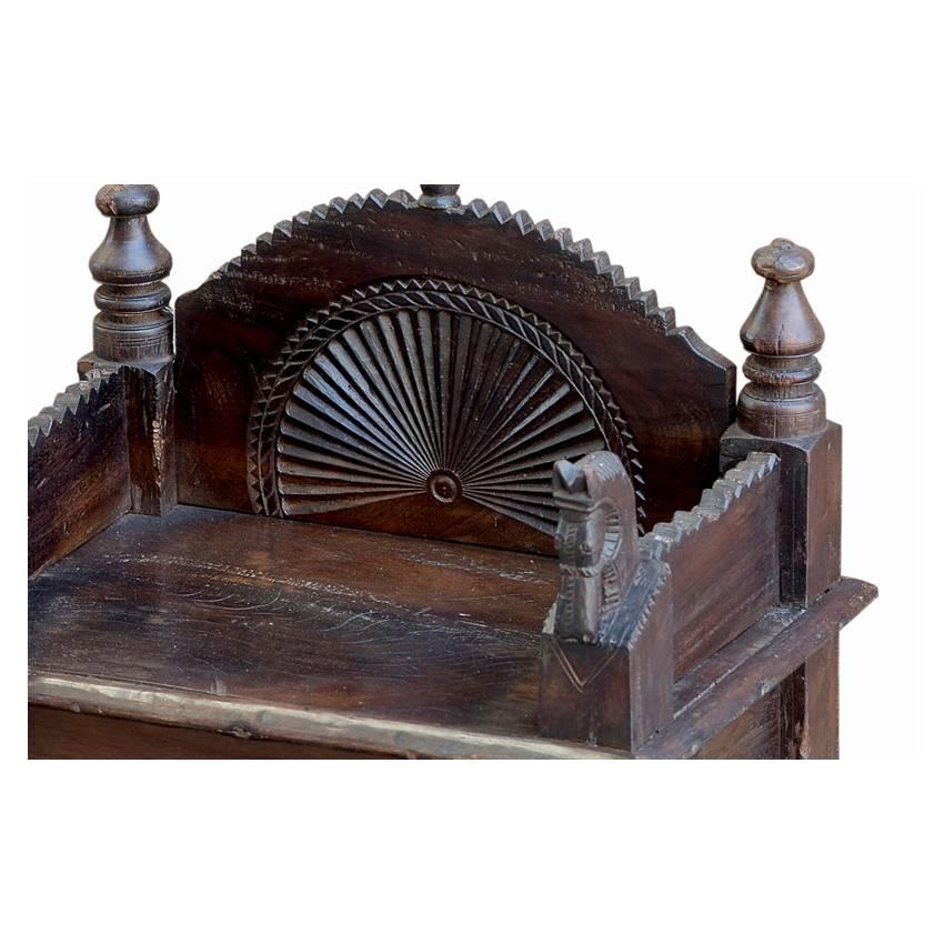 Indian Ancient Throne for the Deities, India 19th Century For Sale