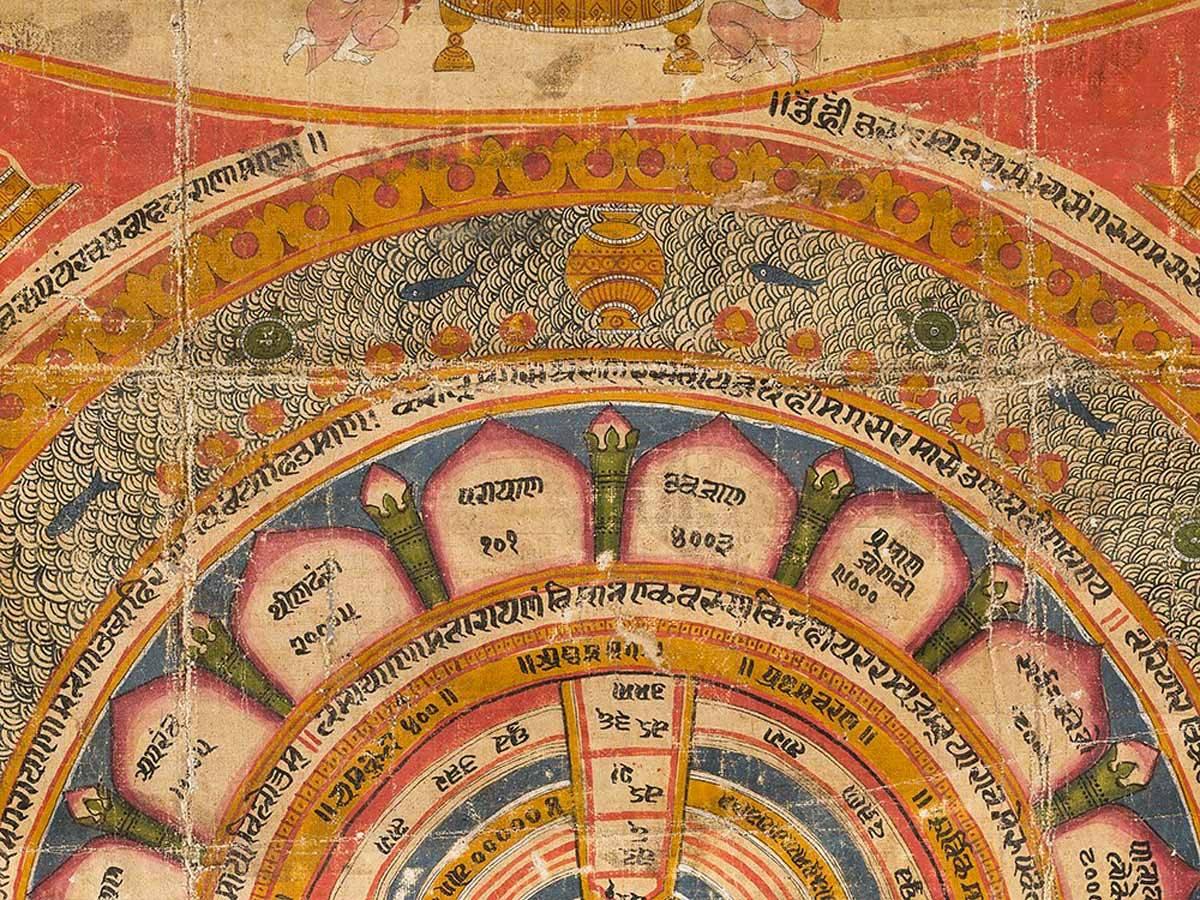 Other Ancient Jain Painting, India For Sale
