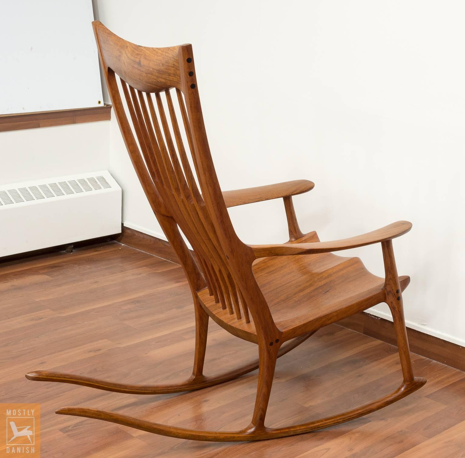  Rosewood Rocker, by Scott Morrison In Excellent Condition In Ottawa, ON