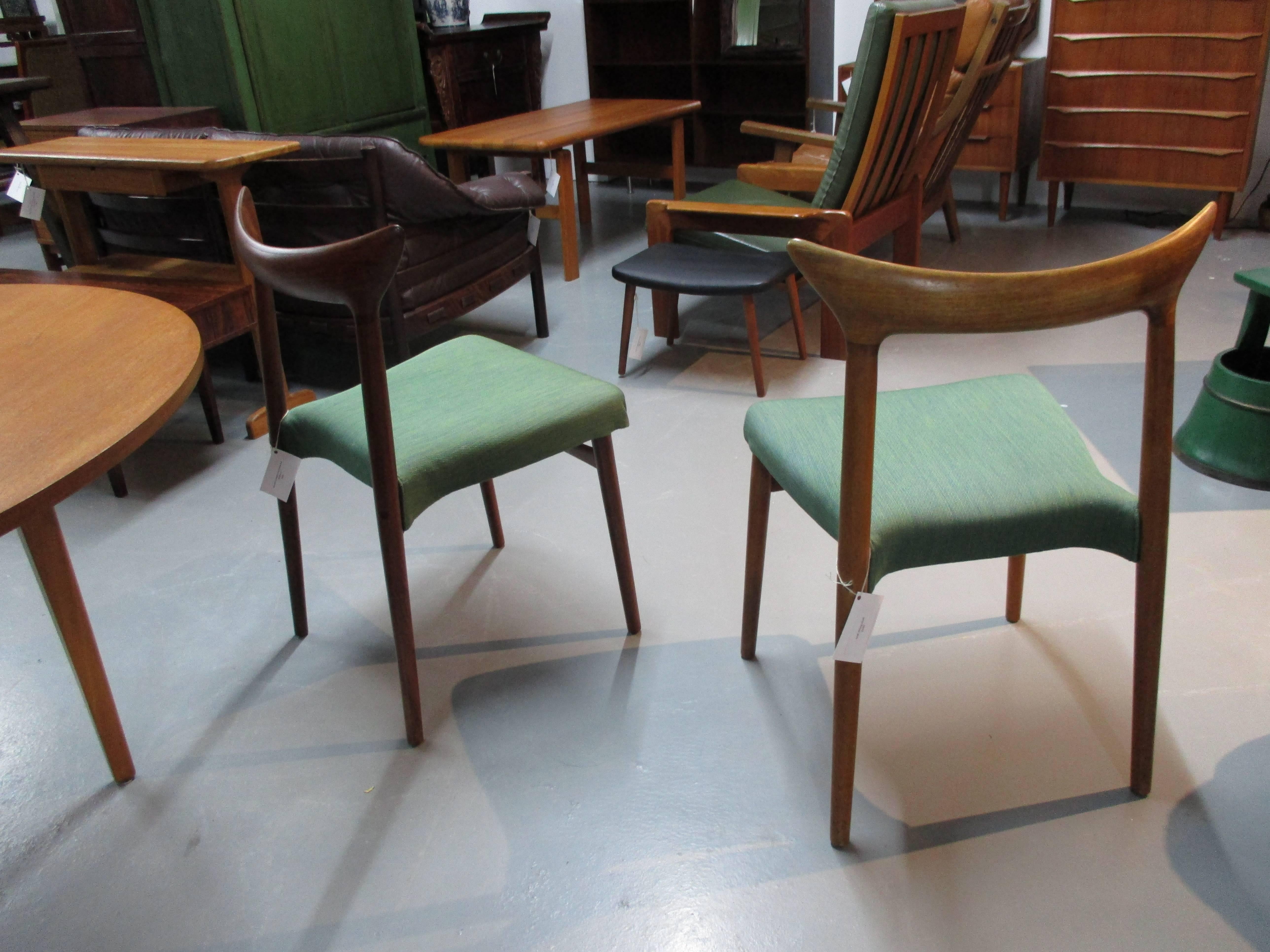 Danish Teak Dining Chairs In Excellent Condition In Ottawa, ON
