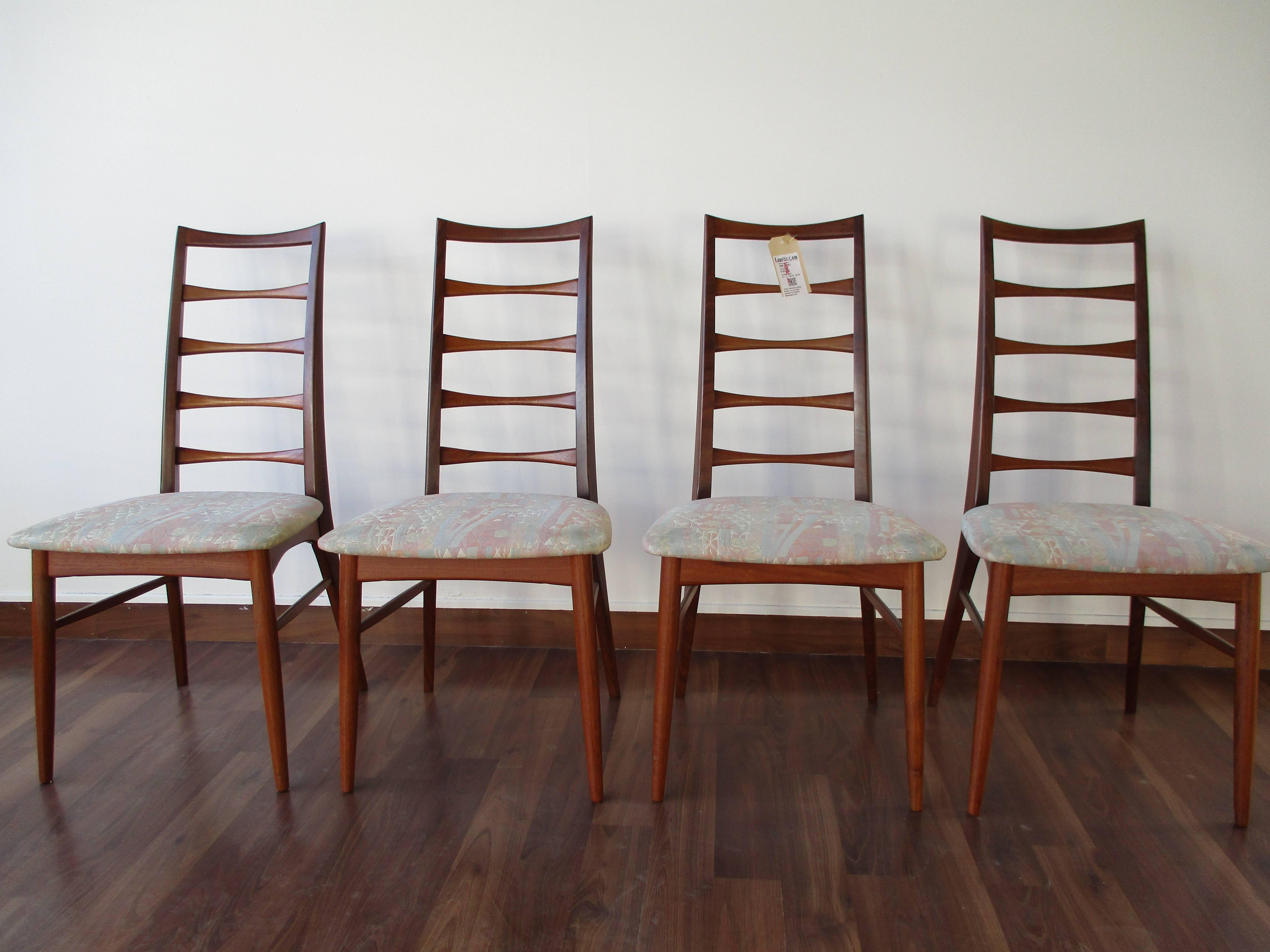 Four Teak Dining Chairs by Niels Kofoed In Excellent Condition For Sale In Ottawa, ON