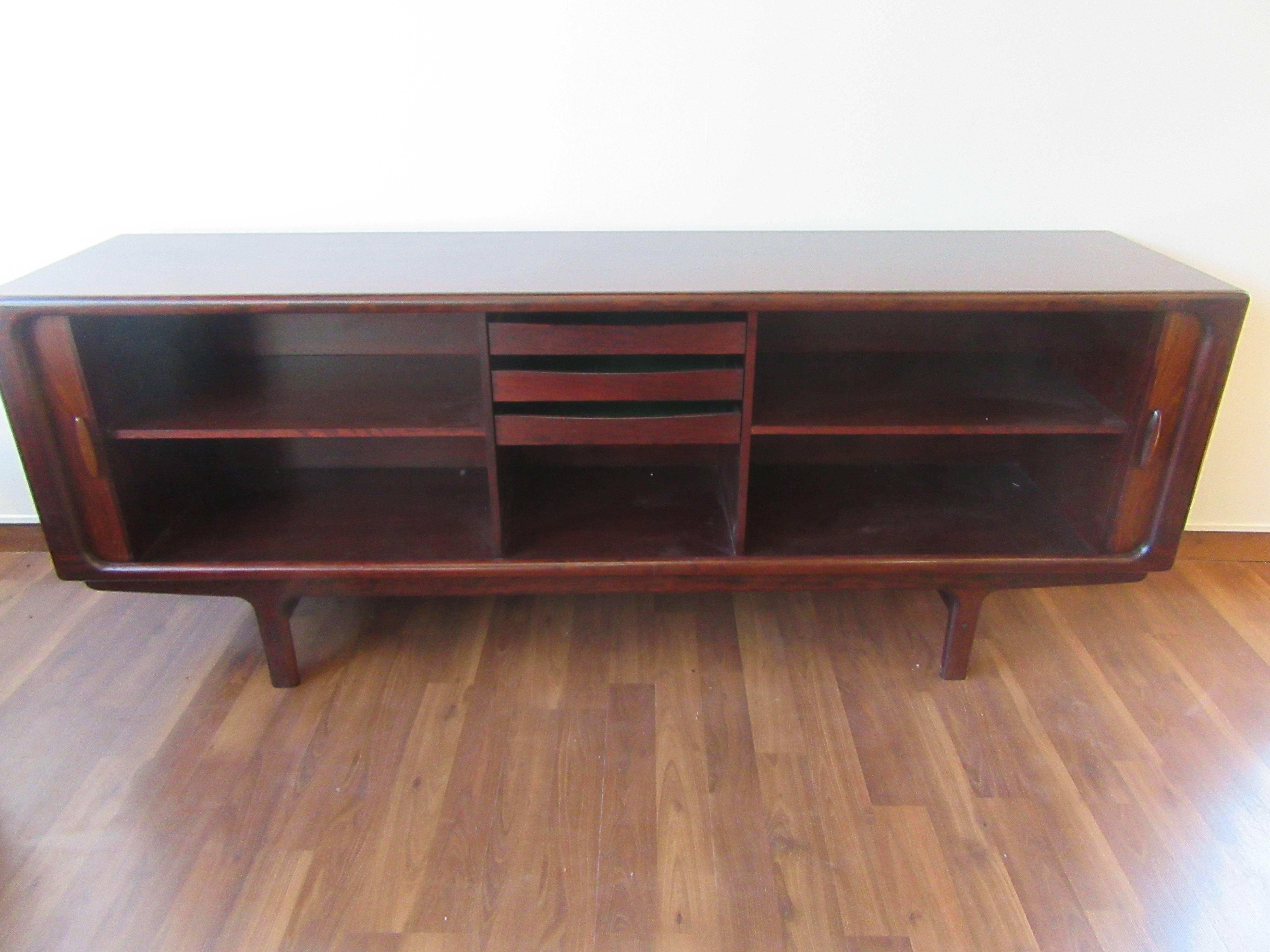 Mid-Century Modern Exceptional Rosewood Sideboard for Drylund