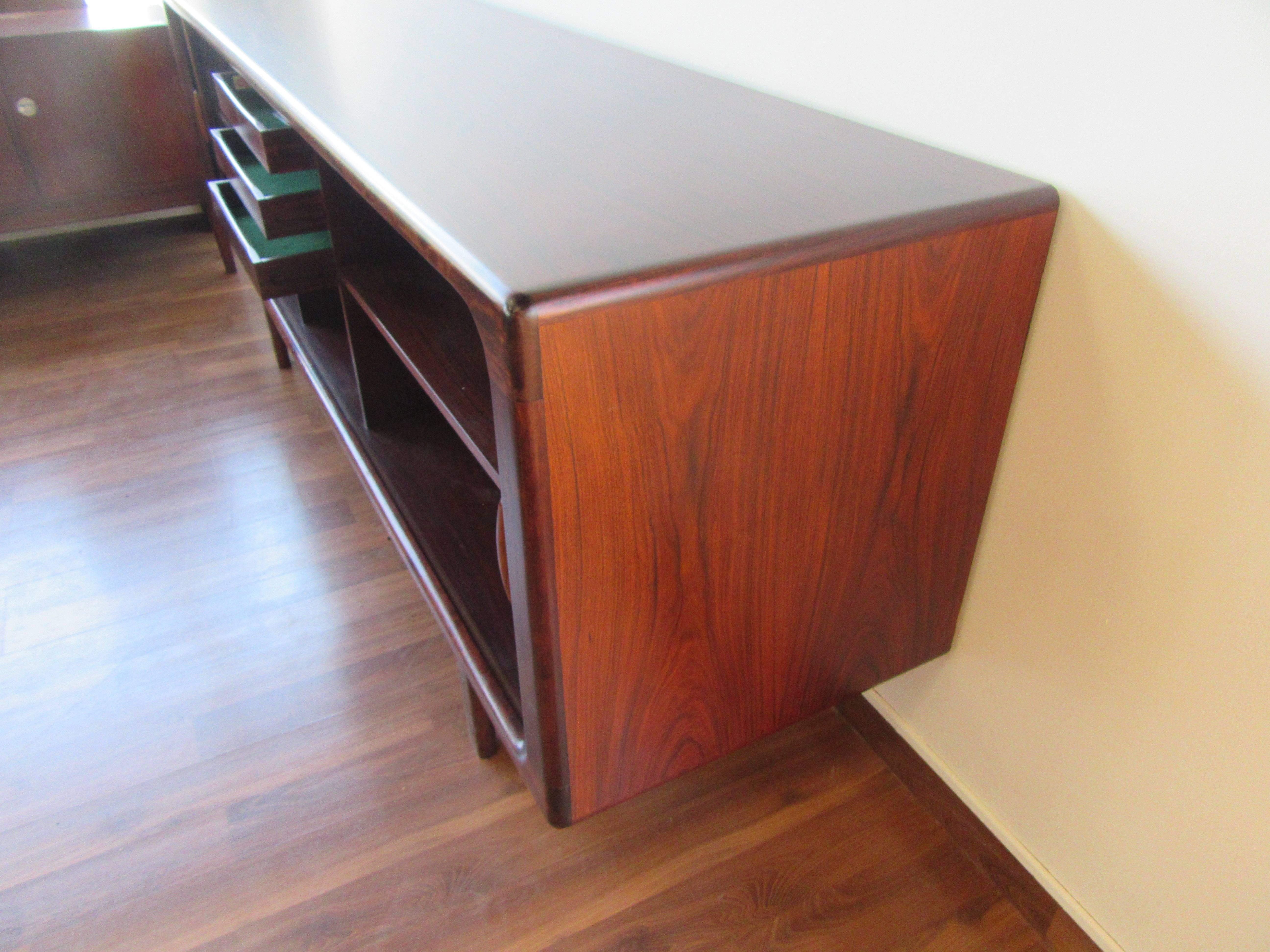 Mid-20th Century Exceptional Rosewood Sideboard for Drylund