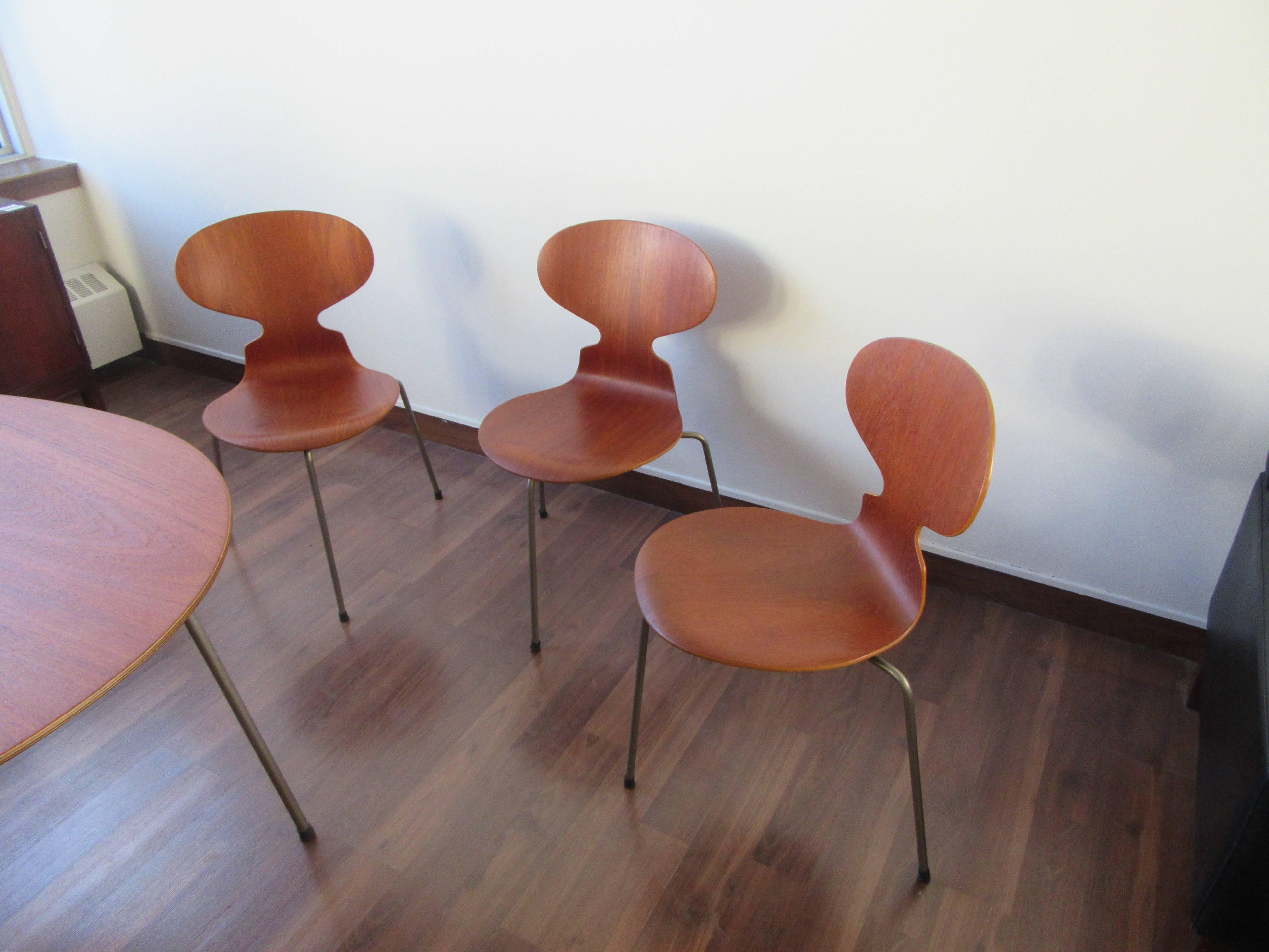 table with three chairs