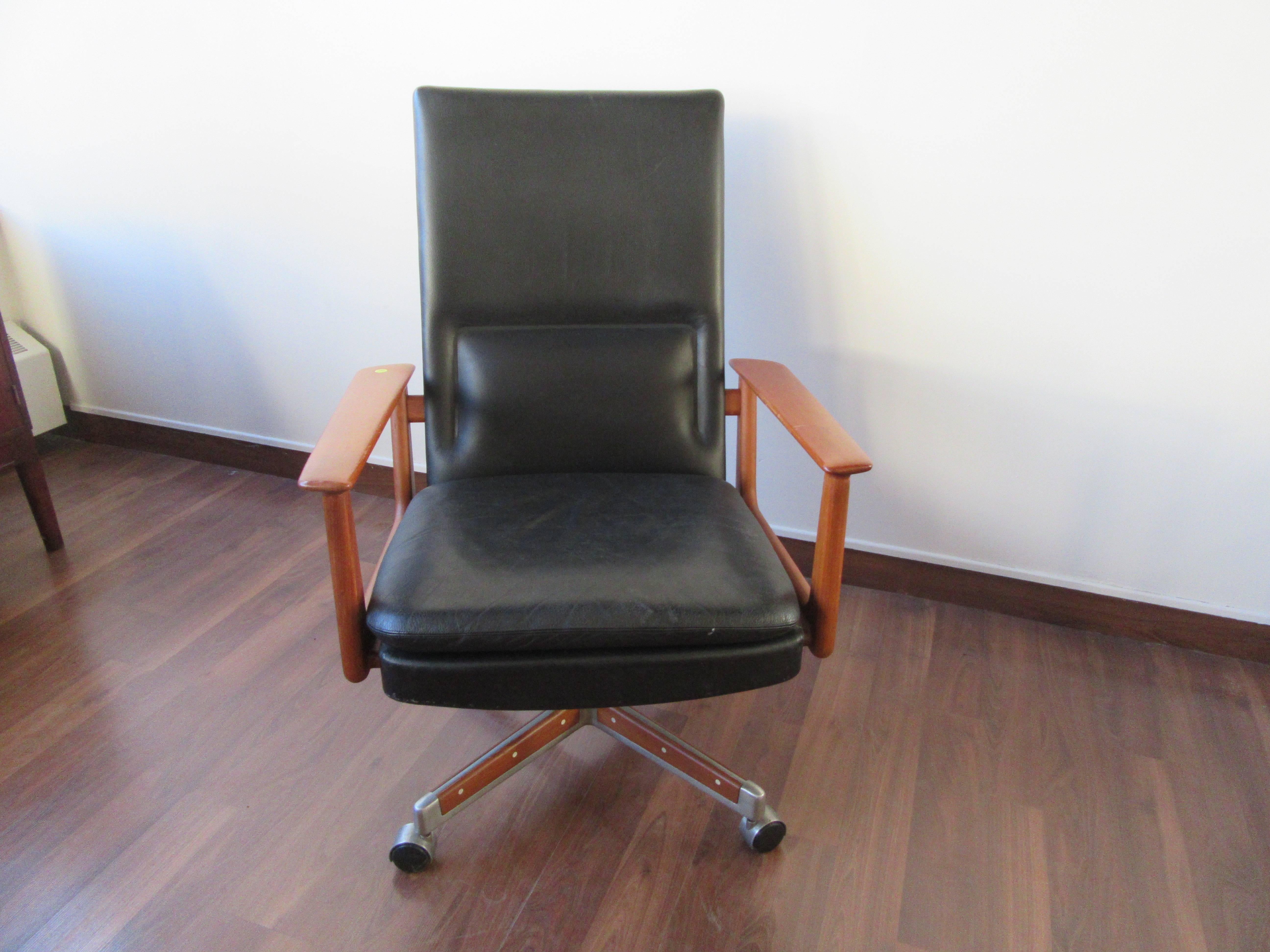 teak office chair