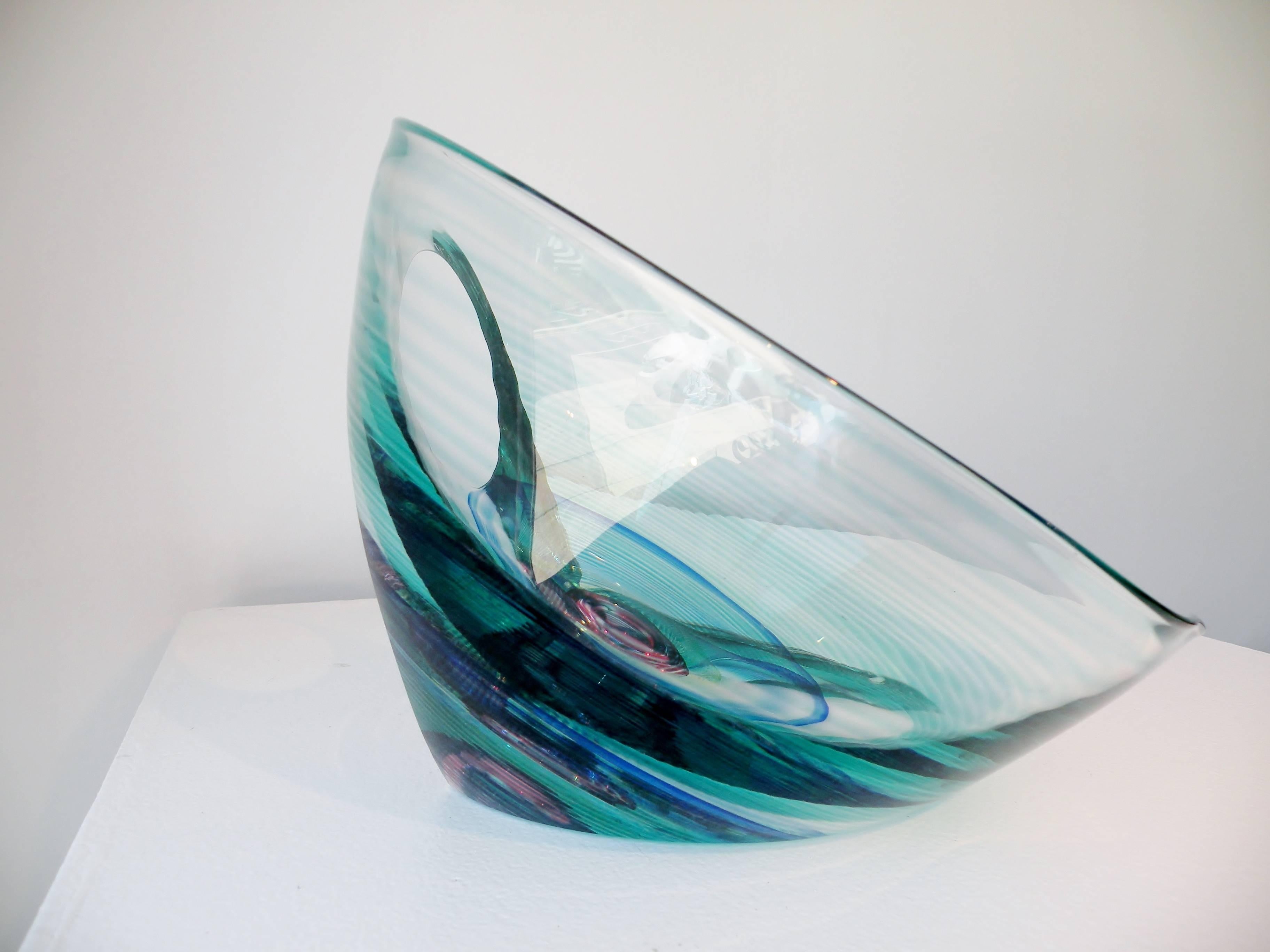 Modern Kit Karbler & Rudenko Blake Street Contemporary American Art Glass Sculpture