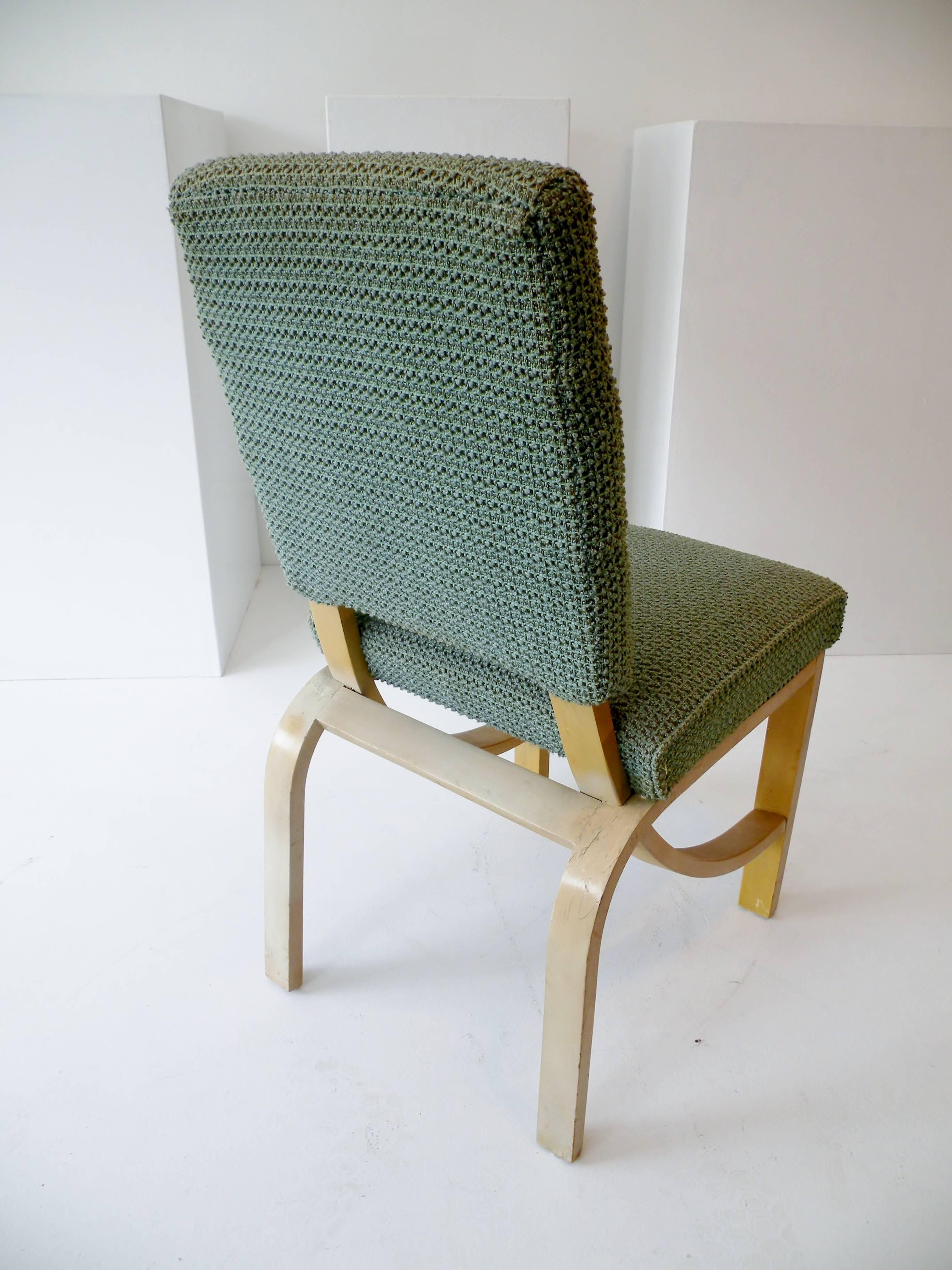 Art Deco Gilbert Rohde, Heywood Wakefield Side Chair For Sale