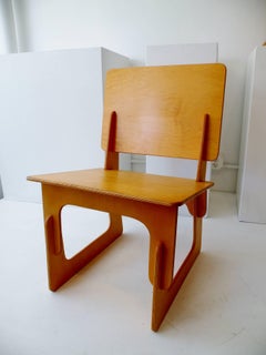 Post War Knockdown Furniture Co Plywood Lounge Chair