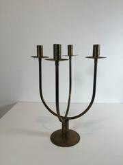 Hayno Focken Brass Candelabra "85" 1930s