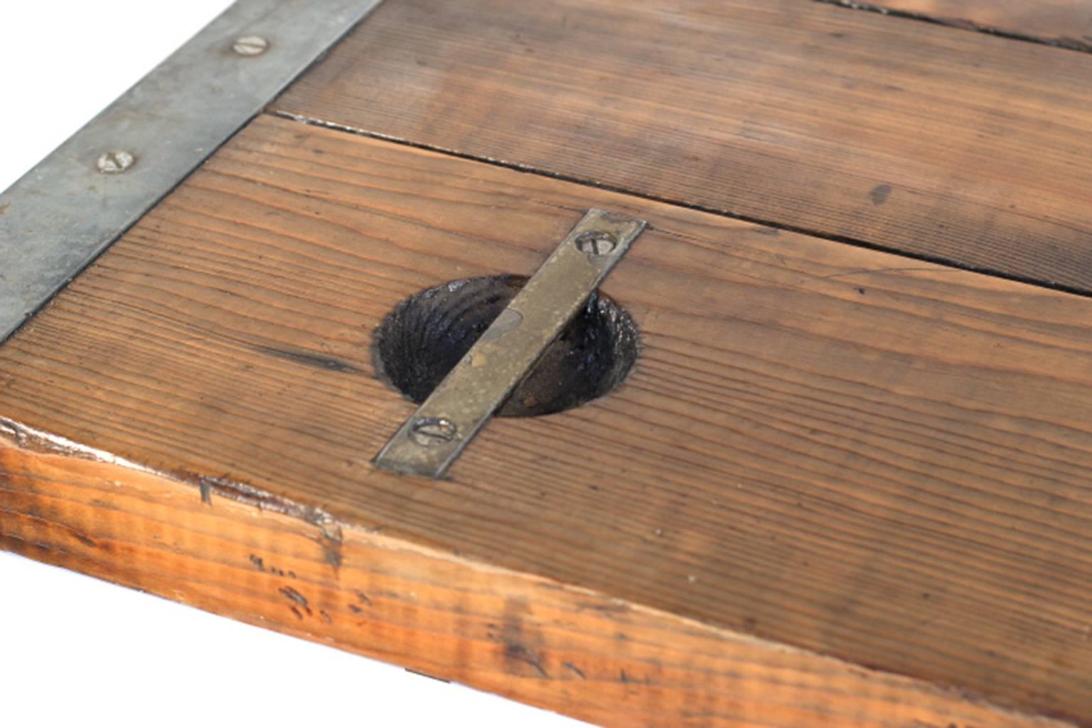 Cast Early 20th Century Ship's Hatch Door