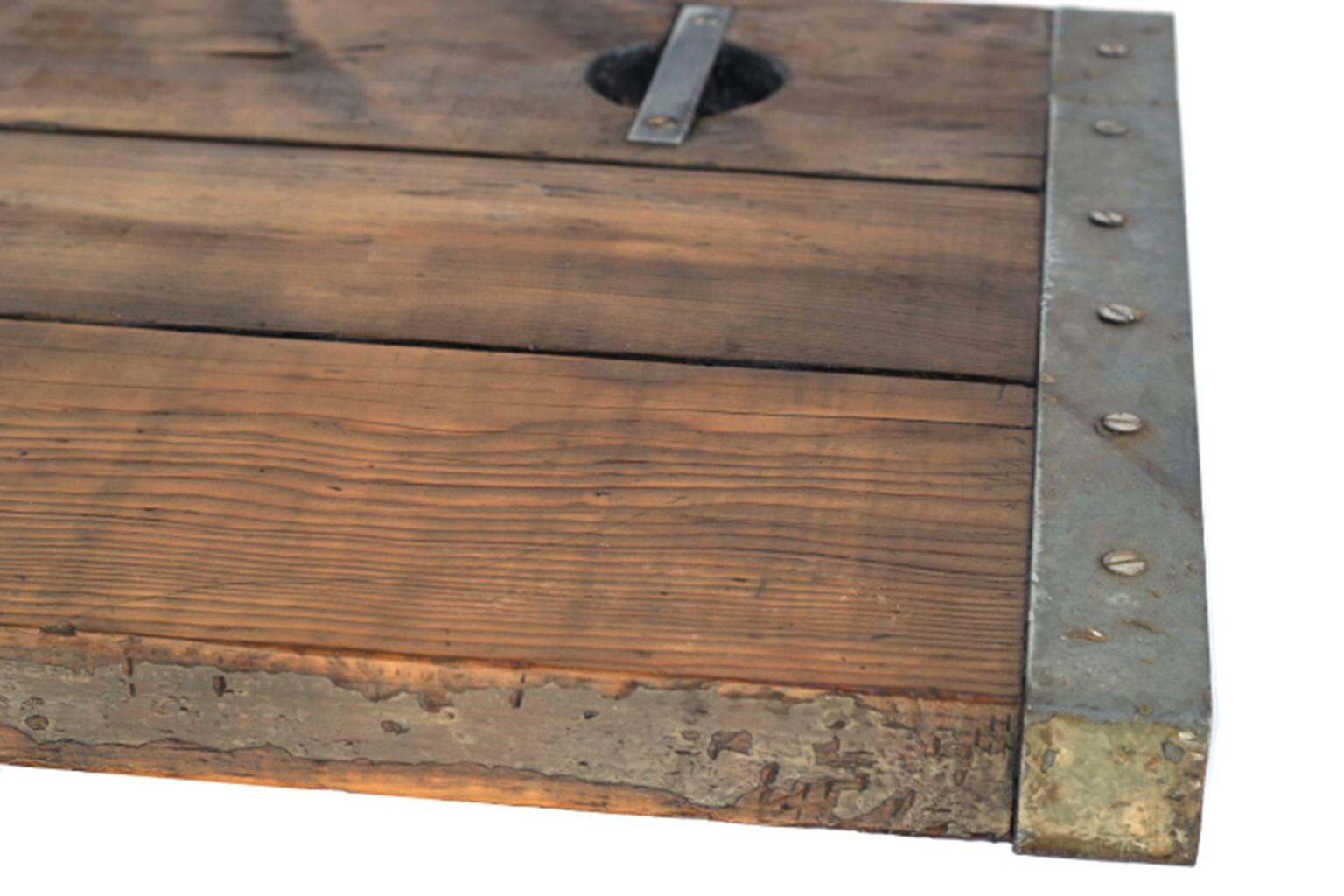 Early 20th Century Ship's Hatch Door In Excellent Condition In San Francisco, CA