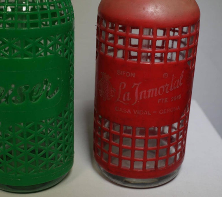 MidCentury Spanish Seltzer Bottles, circa 1960s For Sale at 1stDibs