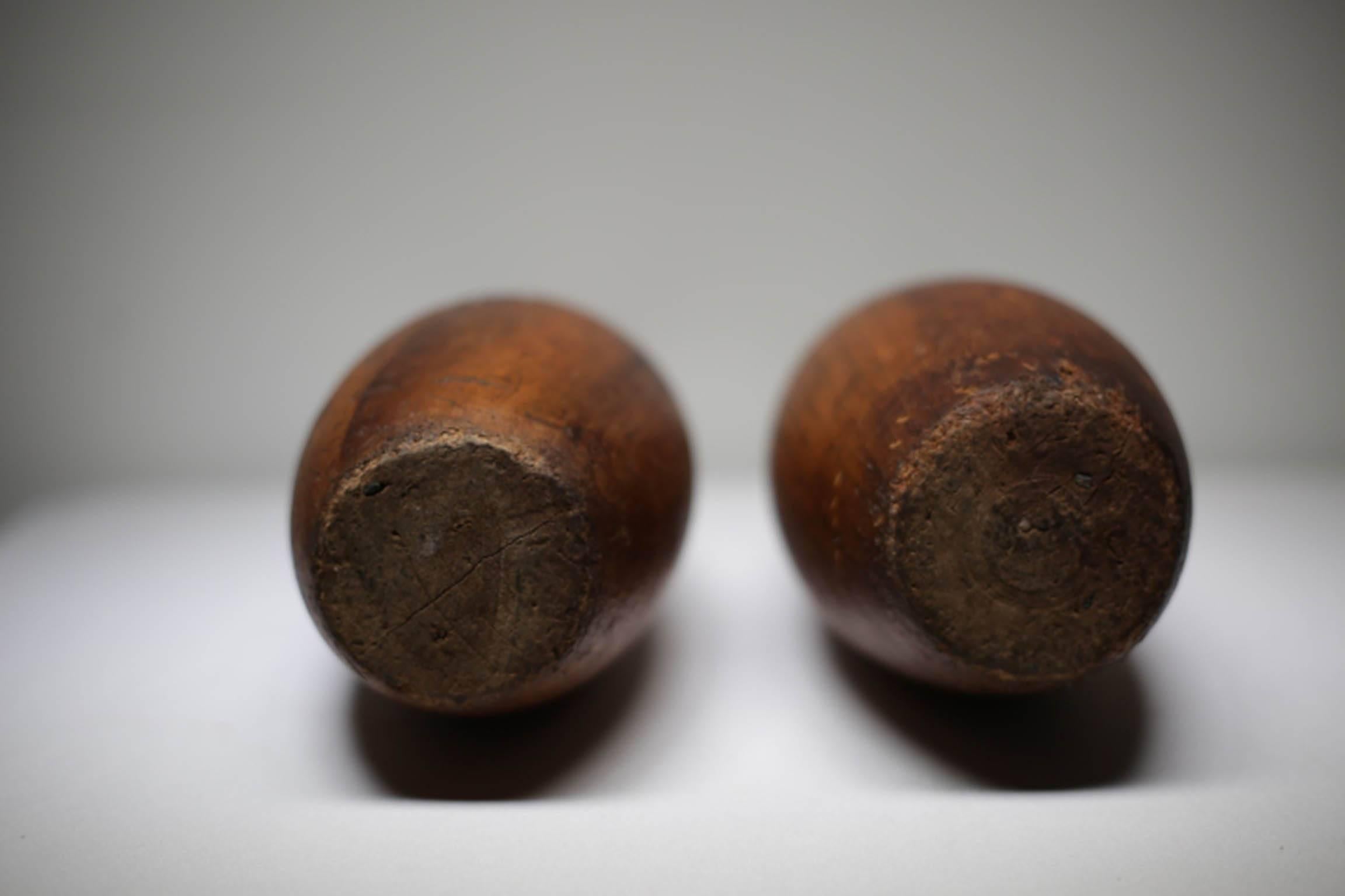 Early 20th Century Wooden Juggling Pins/Exercise Pins c. 1920s 1