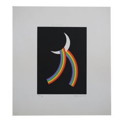 "Moonbow" by Patrick Hughes, 1979